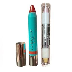 Carmindy Bundle of Lip Crayon In Lotus Berry And Deflection Correction Stick